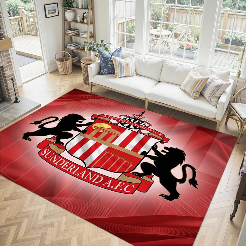 Sunderland Design Crystal Velvet Carpet Cozy Non?Slip Printed Rug For Bedroom Living Room Entrance