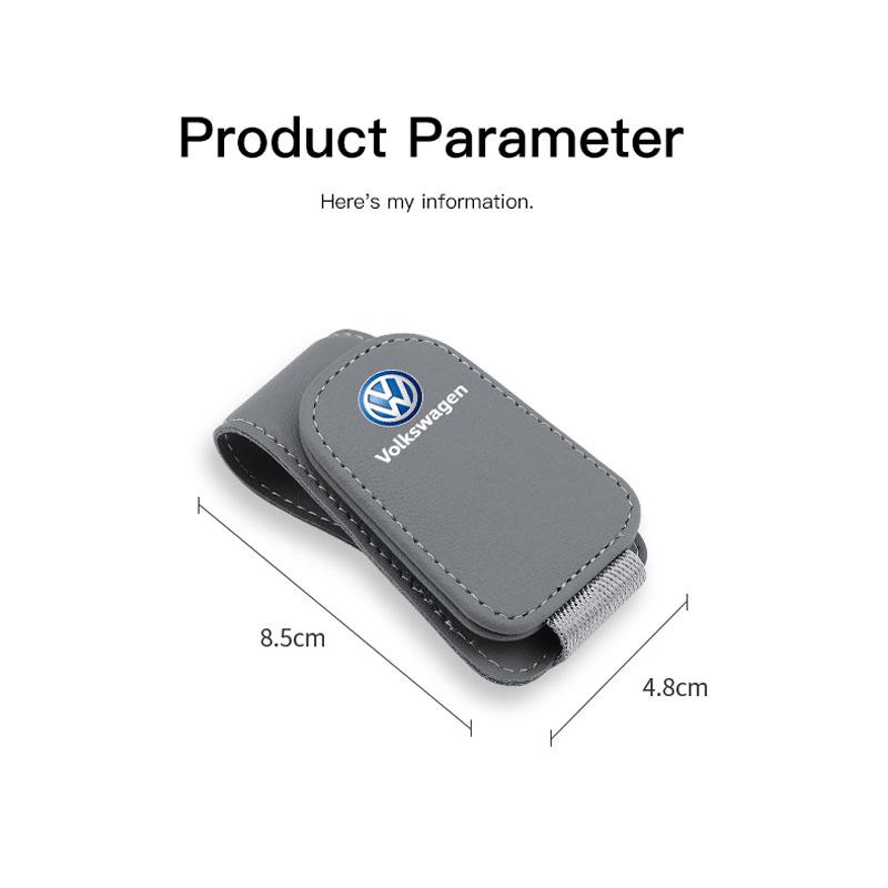 O6Car Sun Visor Glasses Clip Auto Interior Accessories For Volkswagen Jetta Golf Passat Polo Tiguan Transporter Scirocco T-ROC GTD