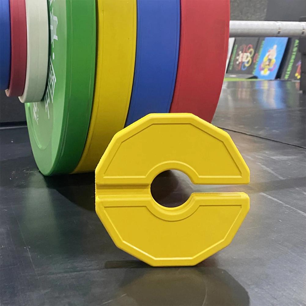 2pcs Bumper Plates Non-Slip Gym Micro Plates 0.25/0.5KG Dumbbell Fractional Weight Plates Add-on Change Weight Plate