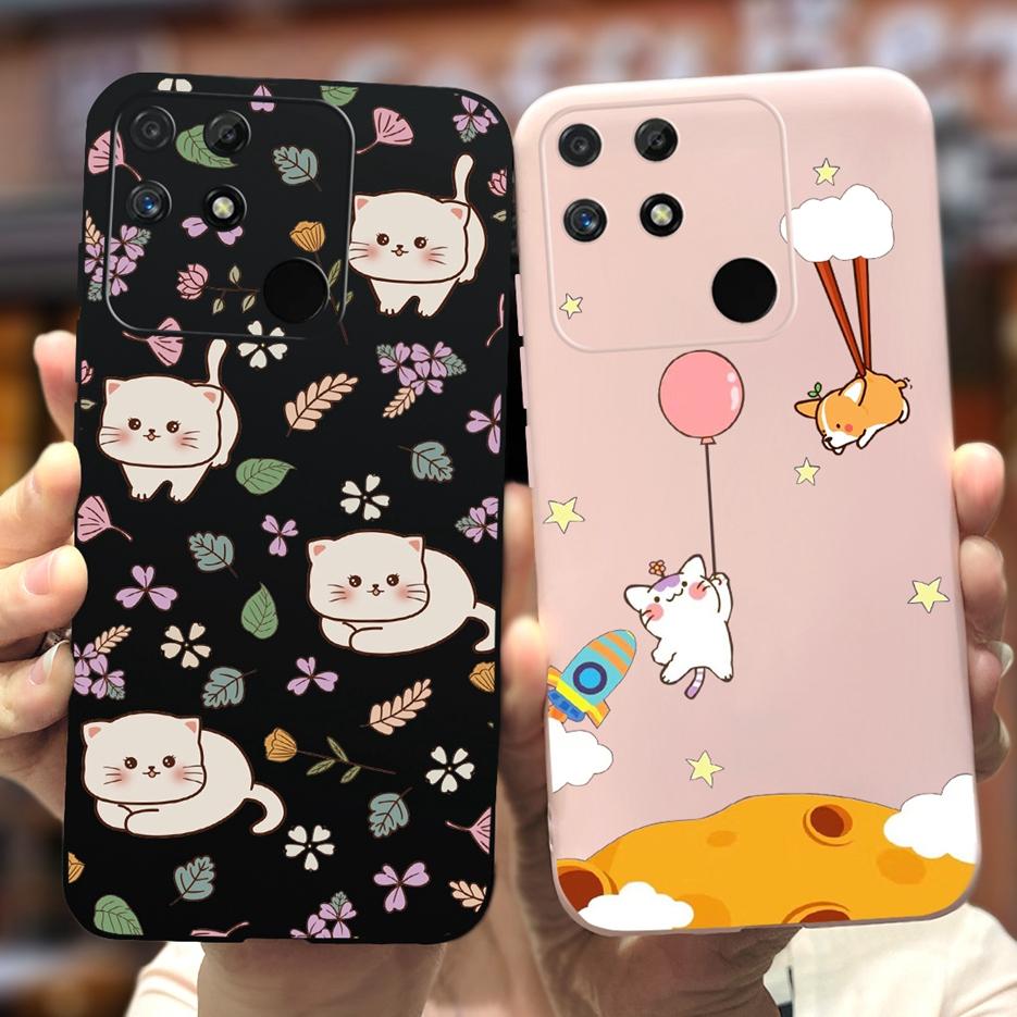 For Realme Narzo 50A Case RMX3430 Lovely Cartoon Cover Soft Silicone Phone Case For Realme Narzo 50i Narzo50A Prime Fundas Coque