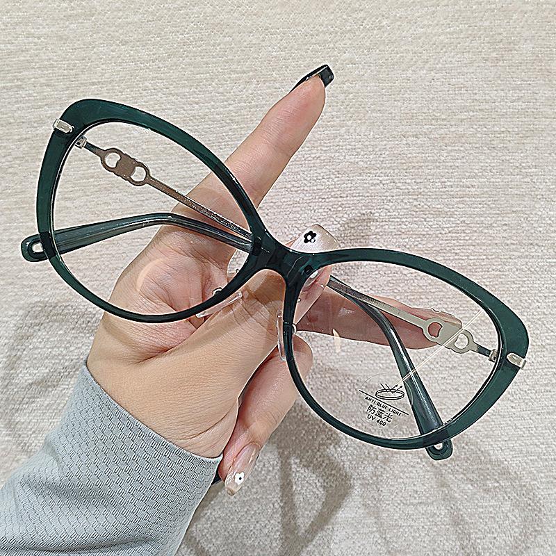 

New Cat-eye Reading Glasses Retro Women s Anti-blue Light Glasses Fashionable Reading Glasses 5026 0