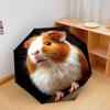 1 PC Automatic Folding Umbrella - Cute Guinea Pig Pattern, Portable & Foldable Design with 8 Ribs, Christmas Birthday Gifts