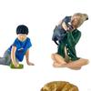 1/64 Diorama Figure Character Figurines Miniature Layout Street People Model for Boys Girls