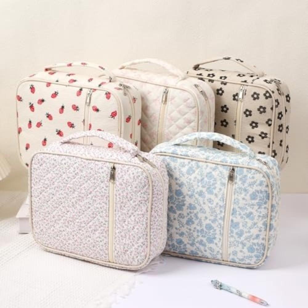 Zipper Pocket Bible Cover Bag Floral Design Storage Bags New Bible Cover Case  Prayer