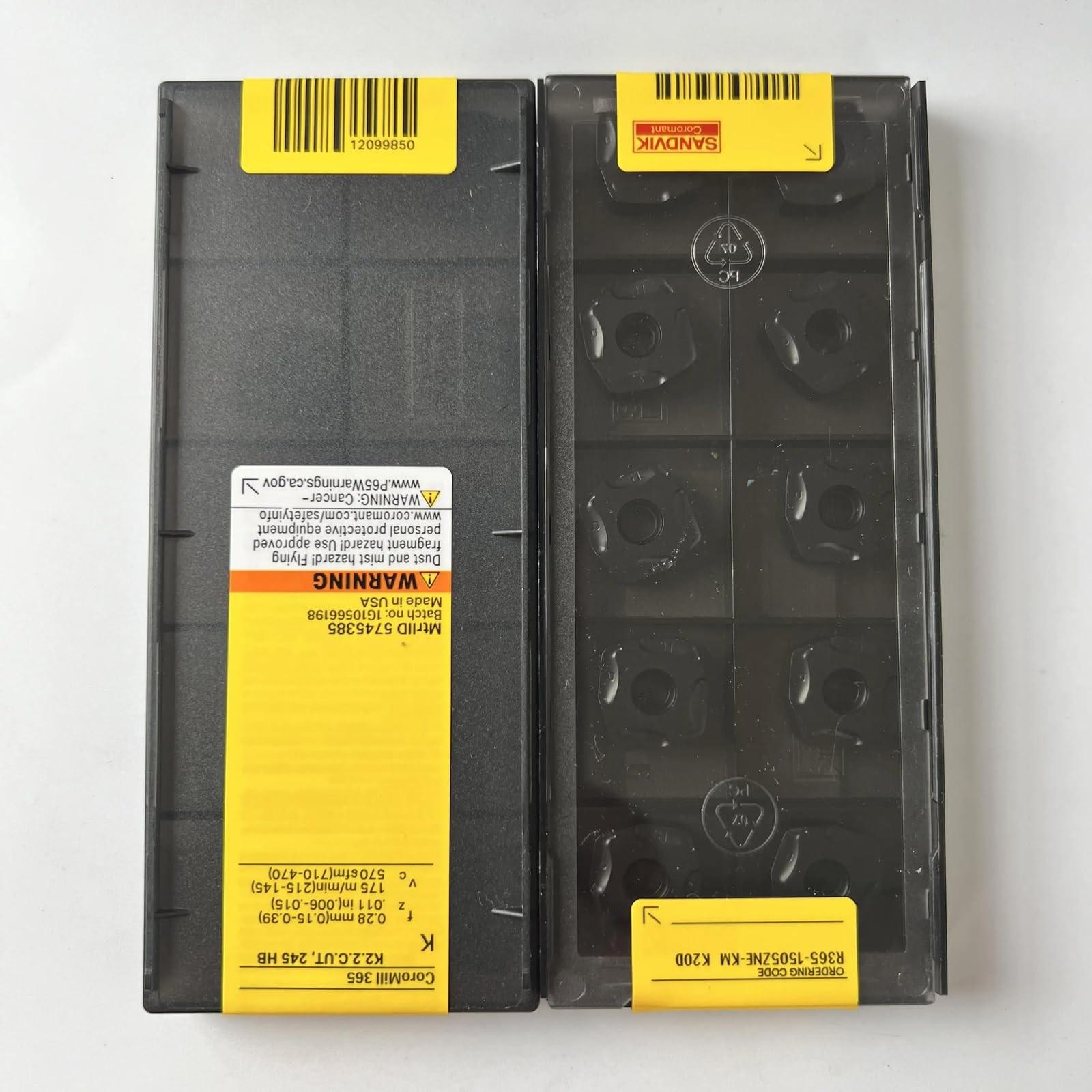 

Original Sandvik / R365-1505ZNE-KM K20D /CNC lathe carbide blade tool 10 Pcs