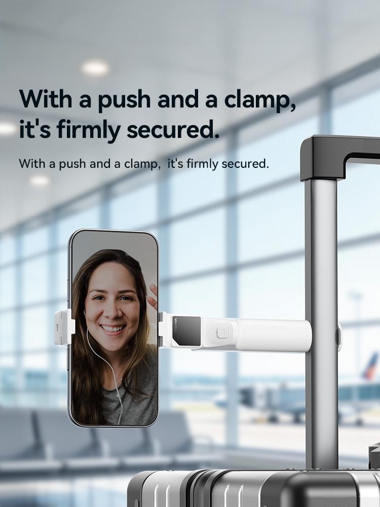 Mini Foldable Multi-Functional Travel Selfie Stick for Control Portable 360 Rotating Phone Holder for Vlog Live