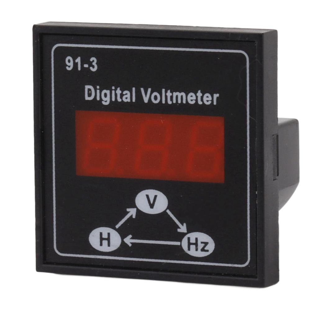 91 3 Digital Voltmeter for Gasoline Diesel Generator Set Accessories 220V 380V Single Phase 3 Phase Voltage Meter