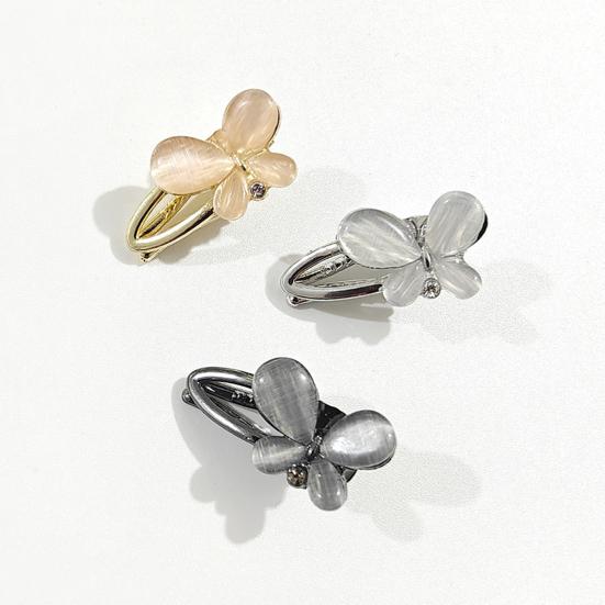Girl Hairpin Butterfly Decor Easy To Wear Hair Clip Side Bang Hair Organizer Clip Festival Events Cosplay Hair Accessory