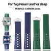 22mm Cowhide Watchstrap For TAG Heuer MONACO CARRERA Replace  Watchband CAW211M 211P CAW211R 211T Men's Genuine Leather Bracelet