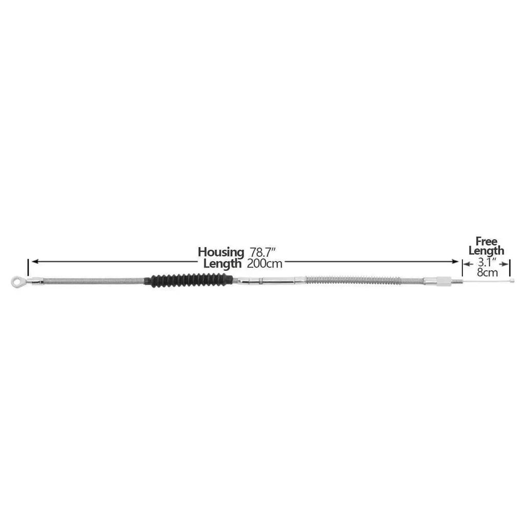 VELLOW 170cm Motorcycle Clutch Cable Fits Road King Tri Electra