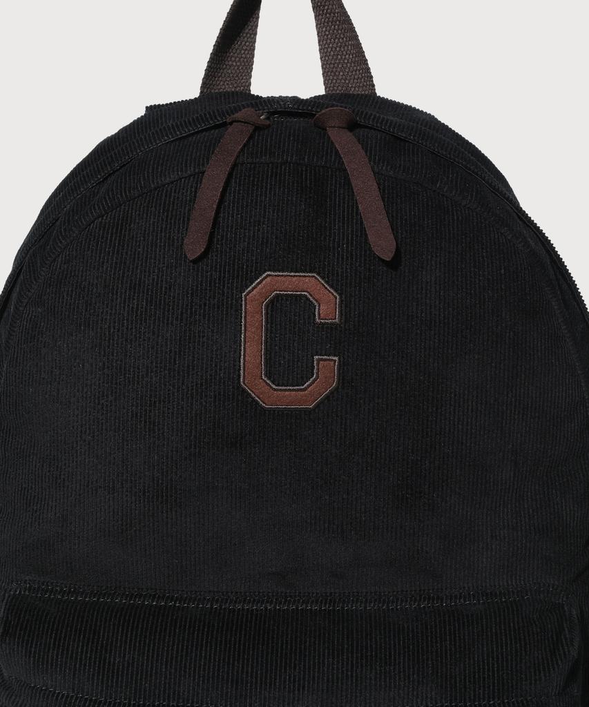 COVERNAT C-Logo Corduroy Backpack Black