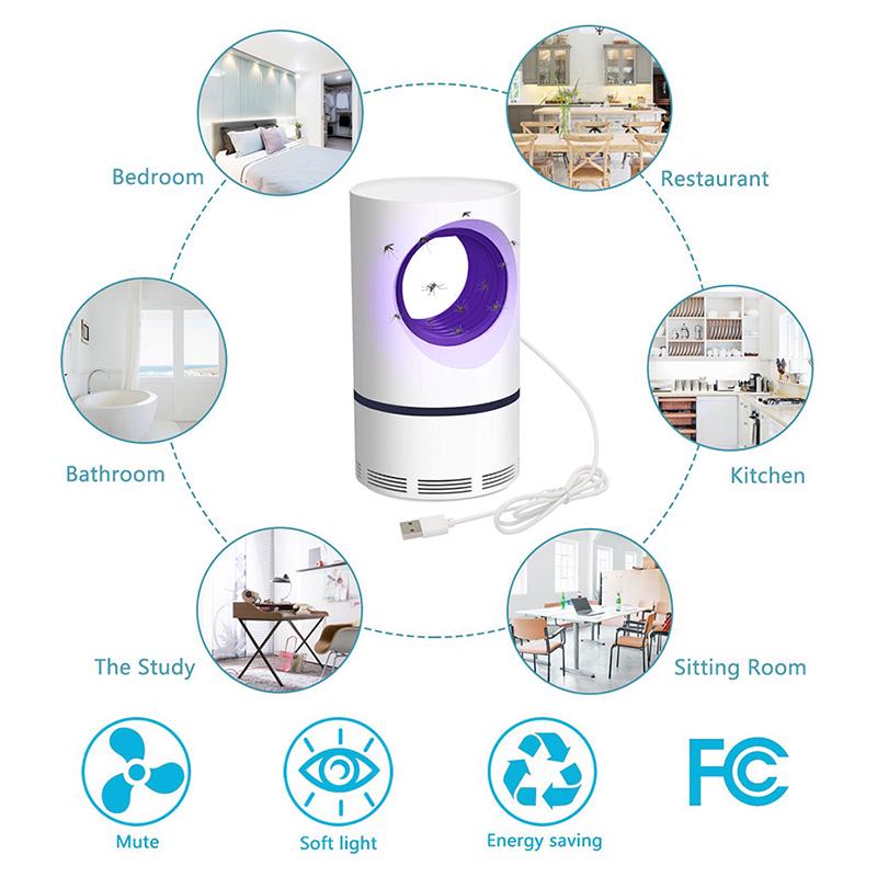 Led Mosquito Killer Lamp UV Night Light USB Insect Killer Bug Zapper Mosquito Trap Lantern Repellent Lamp for Dropshipper