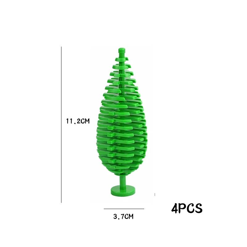 NEW Plants Pine Tree Spruce Rockery Building Blocks City Street View Garden Landscape Brick Compatible 3778 32607 2435 6064 2417