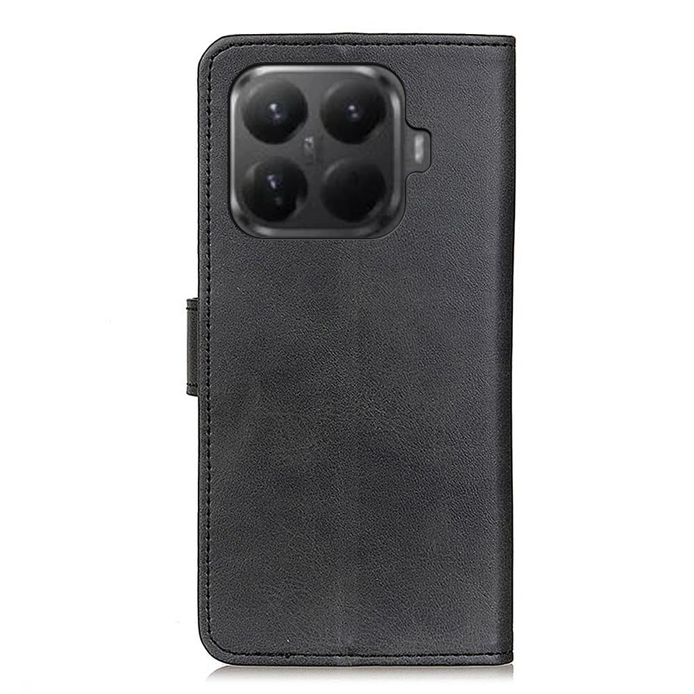 For Xiaomi 15T Pro Case Cowhide Texture Leather Wallet Stand Phone Cover