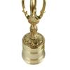 Brass Vajra Bell (Five-pronged bell), a Buddhist ritual implement used in Esoteric Buddhism, a temple Buddhist implement (medium size: Height 16.5cm x