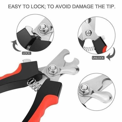 Coupe ongle Coupe-Griffes avec Lime à Ongles pour Chien et Chat