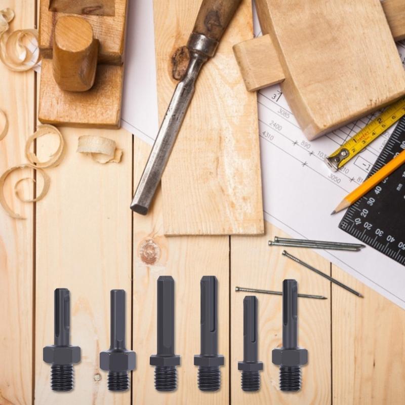 Upgraded Core Drill Adapter Stainless Steel SDS-Plus Shank Easy Installation Manual Repair Tool Used for Hammer Drill