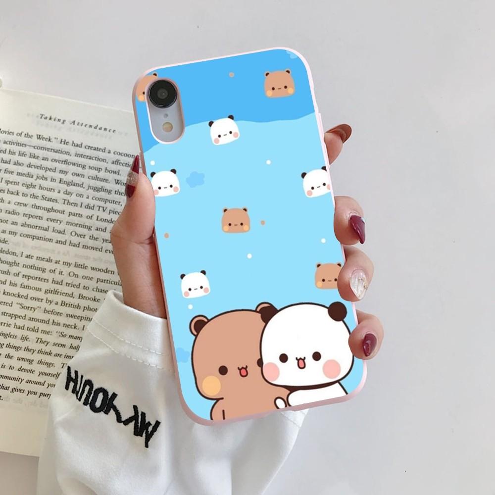 

bubu dudu Phone Case for iPhone 14 11 12 13 Mini Pro Xs Max 8 7 6 6S Plus X XR Solid Candy Color Case iphone 7 or 8