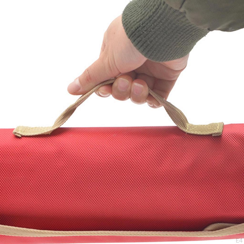 Folding Tent Stake Pouch Accessories Organizer Oxford Cloth for Rope
