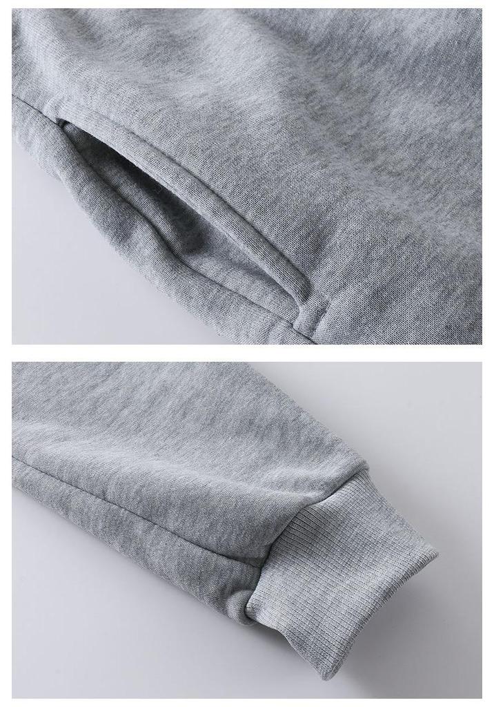 Set Felpa con Cappuccio e Pantaloni Tuta in Pile Unisex - Abbigliamento Casual alla Moda