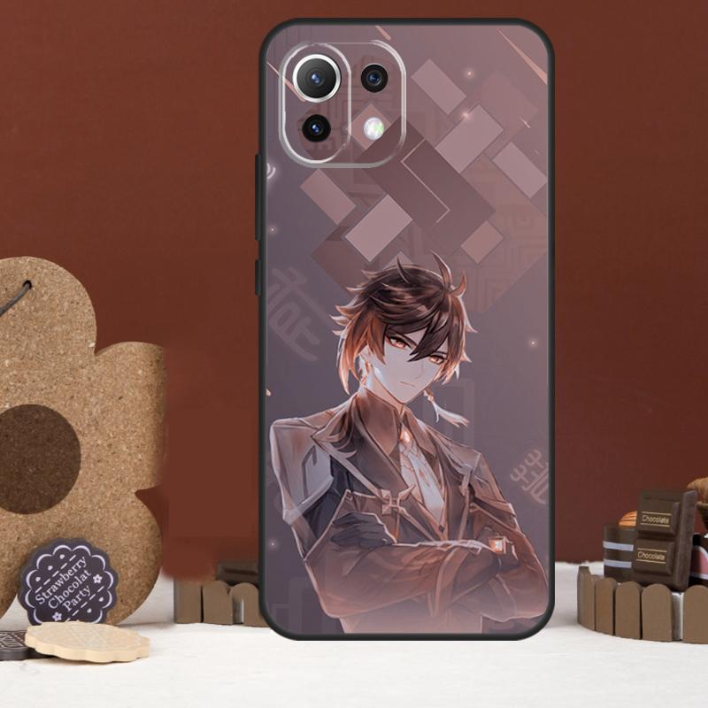zhongli genshin impact Case For Xiaomi 14 15 Ultra 15T 14T 13T 17 Pro Max POCO X7 Pro X5 X6 F5 F6 F7 F8 Ultra Cover