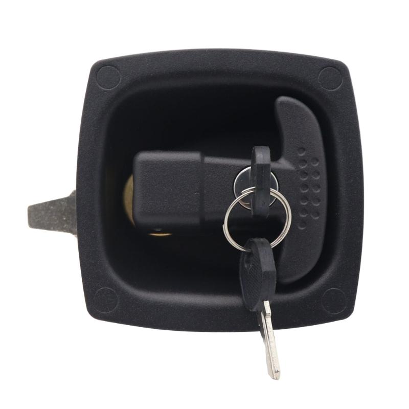 Zinc Alloy T Type Handle Lock Latchs Electrical Tool for Mechanical Engineering Truck Panel Caravans Boat Marine Trailer