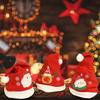10pcs Exquisite Christmas Hat, Santa Hat Holiday Hat for Unisex Adults Festival Party Hat Plush Santa Hat Red Hat