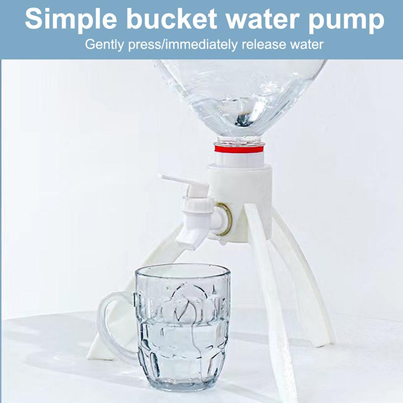 1 Set Bottled Water Valve Labor-saving Water Dispenser Faucet Strong Load-bearing Pouring Outlet Holder Bottled Water Dispenser