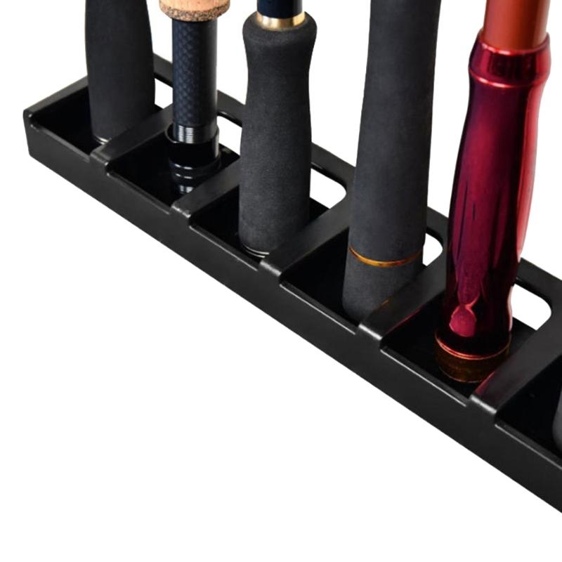 Vertikaler Angelrutenhalter Wandmontiertes Angelrutenregal Aufbewahren von Angelruten-Kombos, Großartiger Angelrutenhalter für die Garage