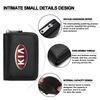 1pcs Fashion Leather Car Driver's License ID Card Bank Card Wallet Car Styling For Kia Rio Ceed Sportage Cerato Soul Sorento K2 K5 Flip Car Accessorie