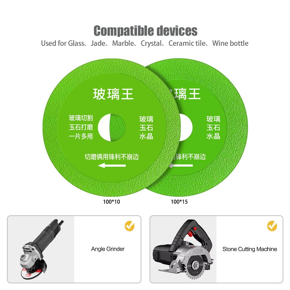 Glass King Spezialschneidblatt Weinflasche Kristall Jade Fliese Schleifen Diamantsägeblatt Ultradünn Keramik Großhandel