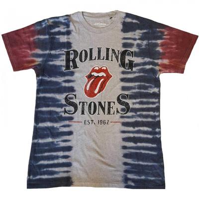 The Rolling Stones Unisex Adult Satisfication Tie Dye T-Shirt