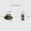 2Pcs/Set Wide-brimmed Hat Balaclava Mixed Set Men Sunscreen Boonie Cap Outdoors Hiking Camping Sun Hat Fisherman Hat