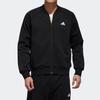 Men's Adidas Comm Bomb 3SLogo Jacket Black DW4655