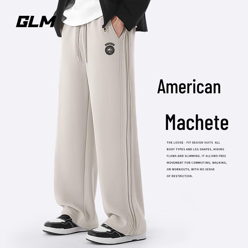 

GLM Men s American Style Loose Wide-Leg Casual Pants 2XL