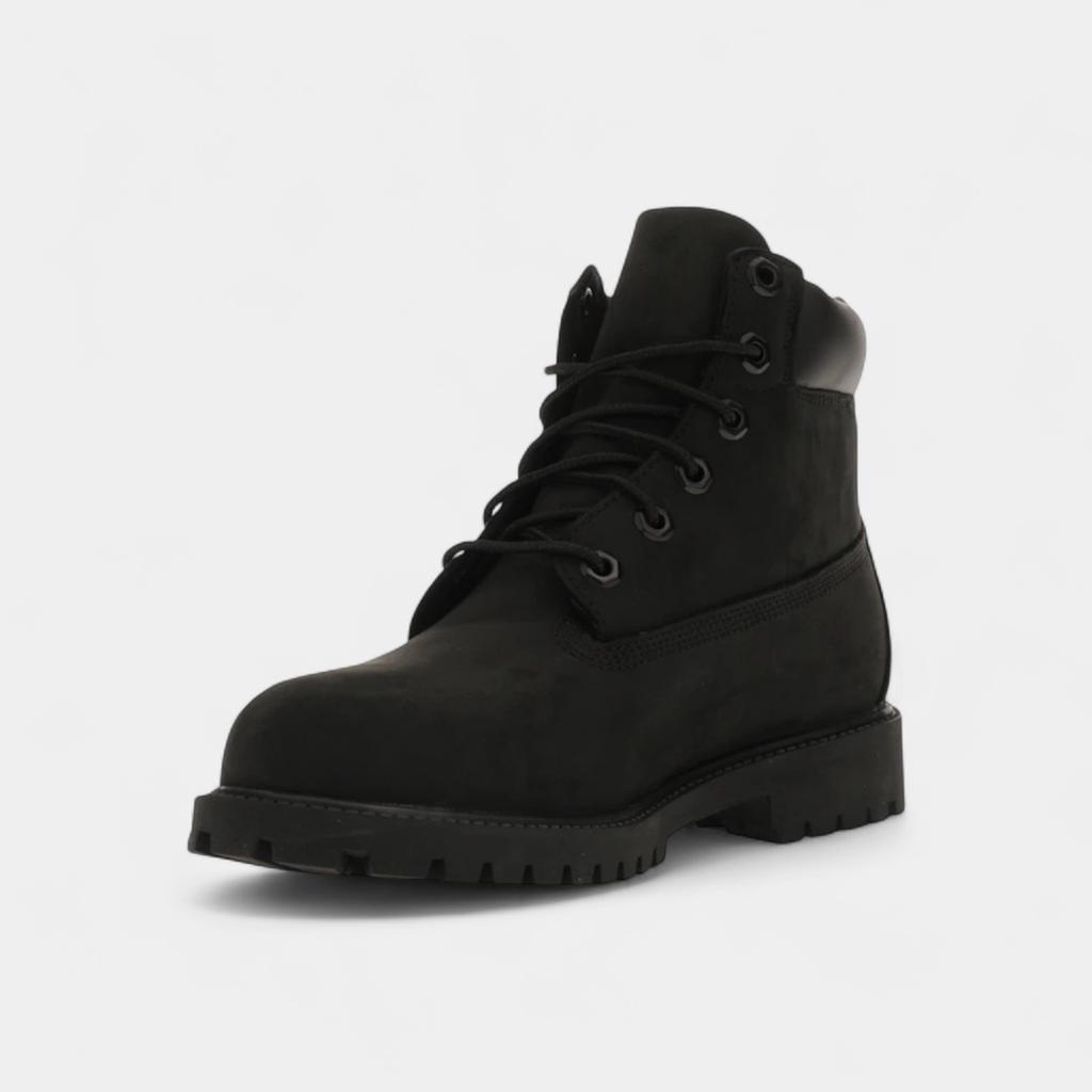 Timberland 6" Premium Boot Black Nubuck (GS)