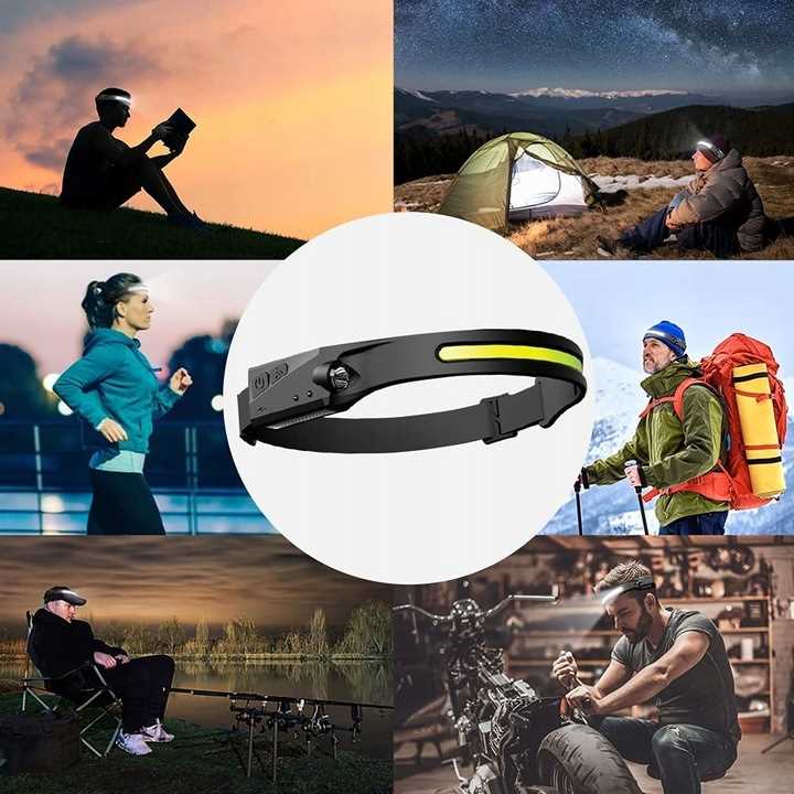 Rechargeable Headlamp 40 Cob 1 Xpe Verke