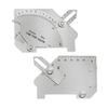 Steel Weld Gauges Welding Measurement Tool Weld Inspection Tool for Fillet Weld Leg Length & Throat Dimension Measurement