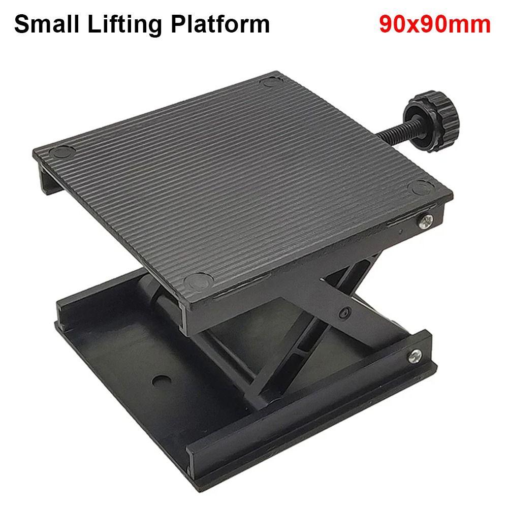 1Pcs New Plastic Lifting Platform Adjustable Lifting Height Small Experiment Workbench 90x90mm Laboratory Table