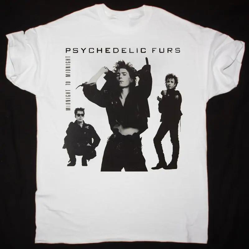 Vtg Members Of The Psychedelic Furs Band Cotton White All Size Shirt BL208 Unisex T-Shirt XXXXL
