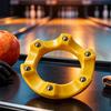 Bowling Ball Spinner Stand Stand, 360 Degrees Rotating Cup Portable Holder Holder, Universal Accessories for Cleaning Polishing Display