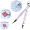 1pc Nail Art Dotting Pen Double End Painting DIY Brush Rhinestone Handle Diamond Picker Manicure Tool Dotting Pen Nail Accessory