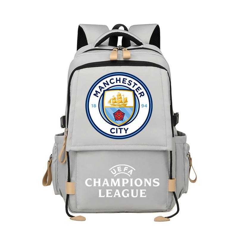Large Capacity Schoolbag with Shoulder Strap; Student Three-piece Pencil Case Set