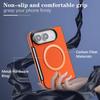 For IPhone Duo Fold Case Carbon Brazing Pattern Magnetic Protective Back Cover for MagSafe Wireless Charging Phone Shell Funda