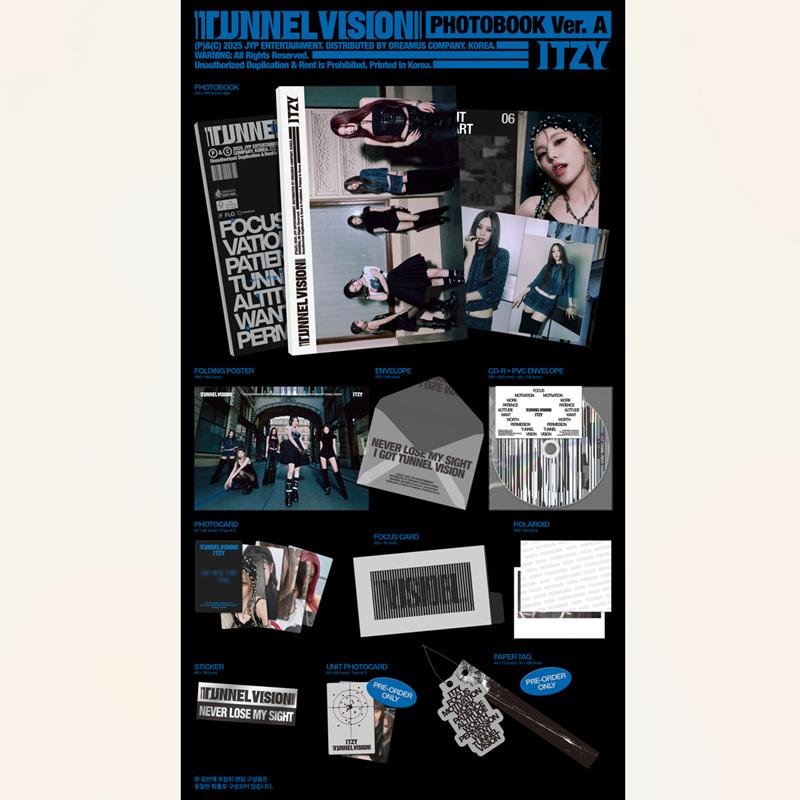 [Pre-order] ITZY - Tunnel Vision (Photobook Ver.)(Online Benefit)