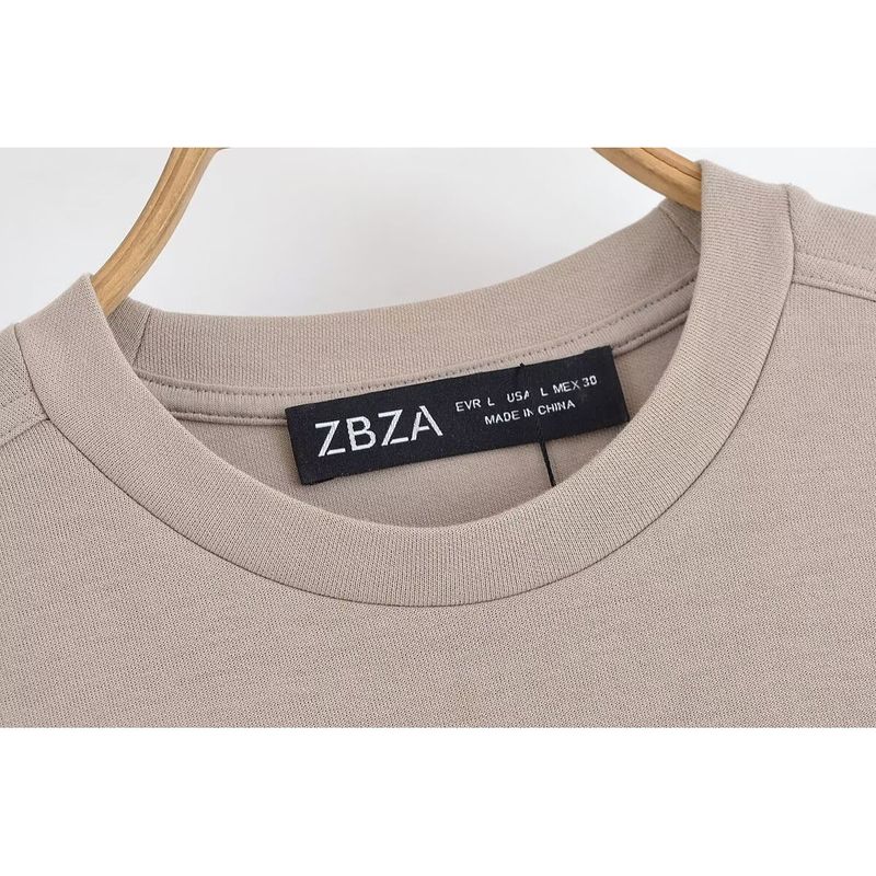 Kaslead New Women clothes Western Style Fashion round Neck T-shirt Casual Trousers 4174190 4174191