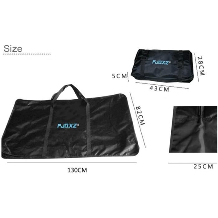 Sac de transport vélo - Housse de roue - Résistant à l'eau - Polyester 1680D - Pliable 43x28x5cm