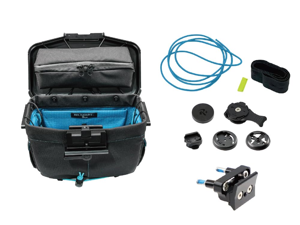 

R+Mount Plus Ride-On Bag (Black/Turquoise) with Stem Bolt Base Mount [R+Bag-BKTQ-BOLT] Ride-On Bag and Base Mount (R+B-BOLT)