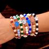 Halloween Luminous Beaded Bracelet For Women Girl Pumpkin Ghost Bracelets Jewelry Party Gifts