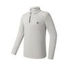 Fila Golf Series Fashion Sports Casual Stretch Comfortable Solid Color Knit Long Sleeve Polo Shirt Men Tops A11M545201FGY